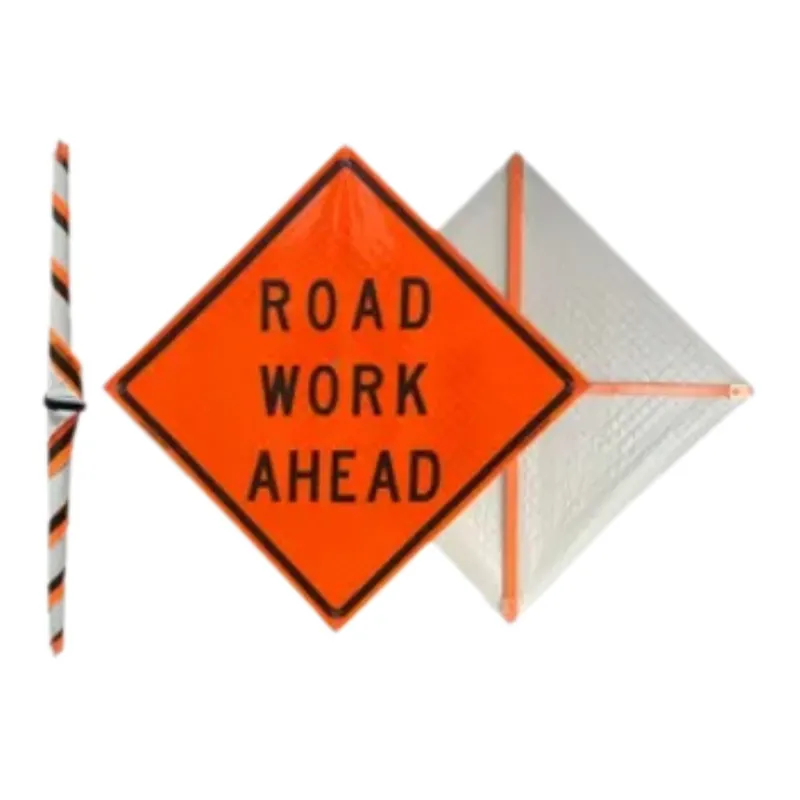 roll up traffic signs