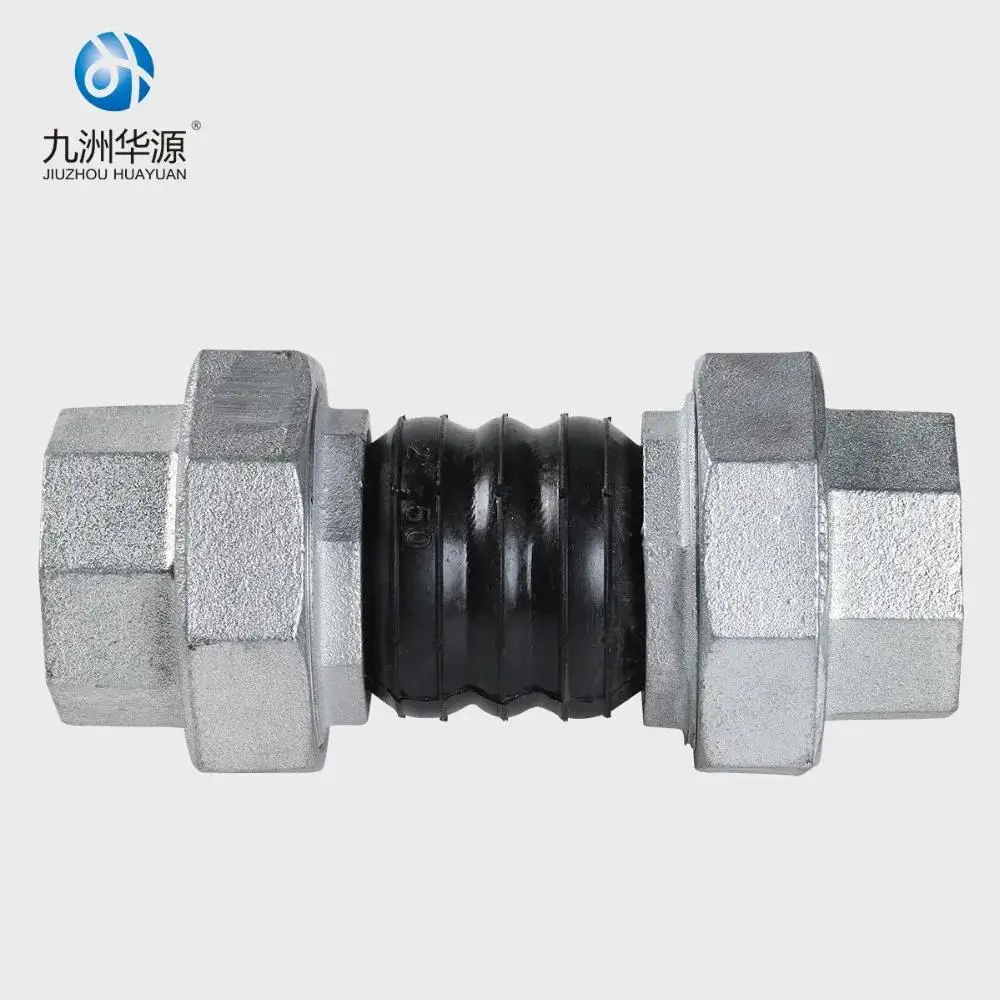 Male/ female union rubber expansion joint